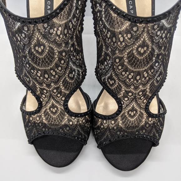 Lace & Rhinestone Heels - Picture 8 of 8